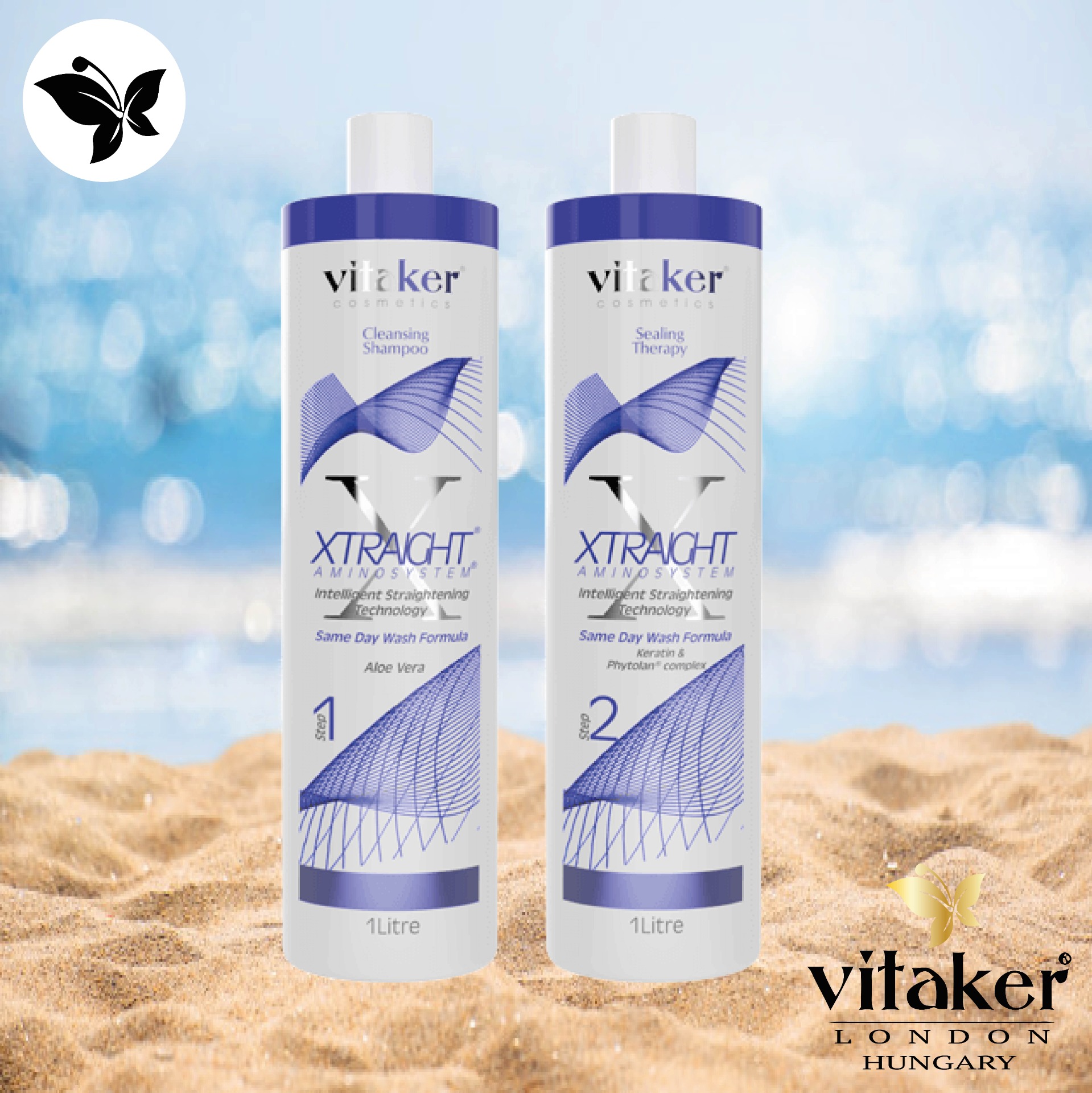 XTRAIGHT sampon & Anti-frizz kezelés